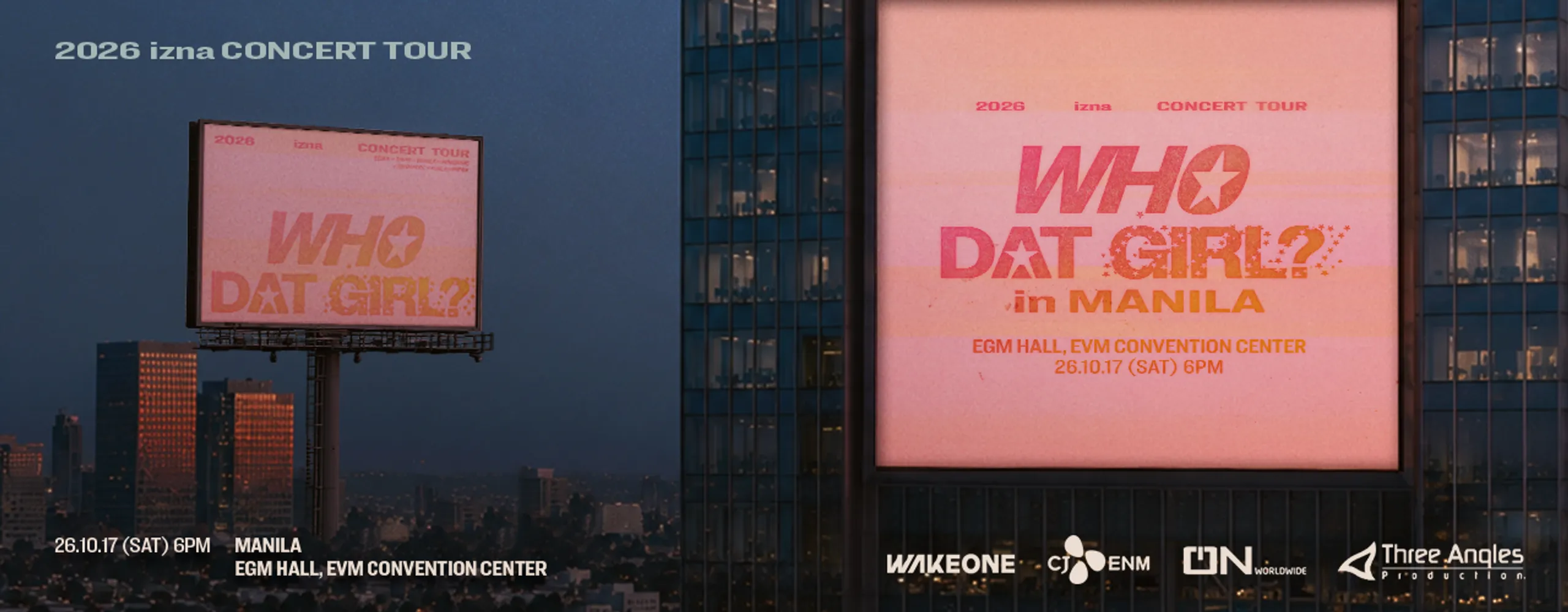 2026 izna CONCERT TOUR: WHO DAT GIRL? in MANILA