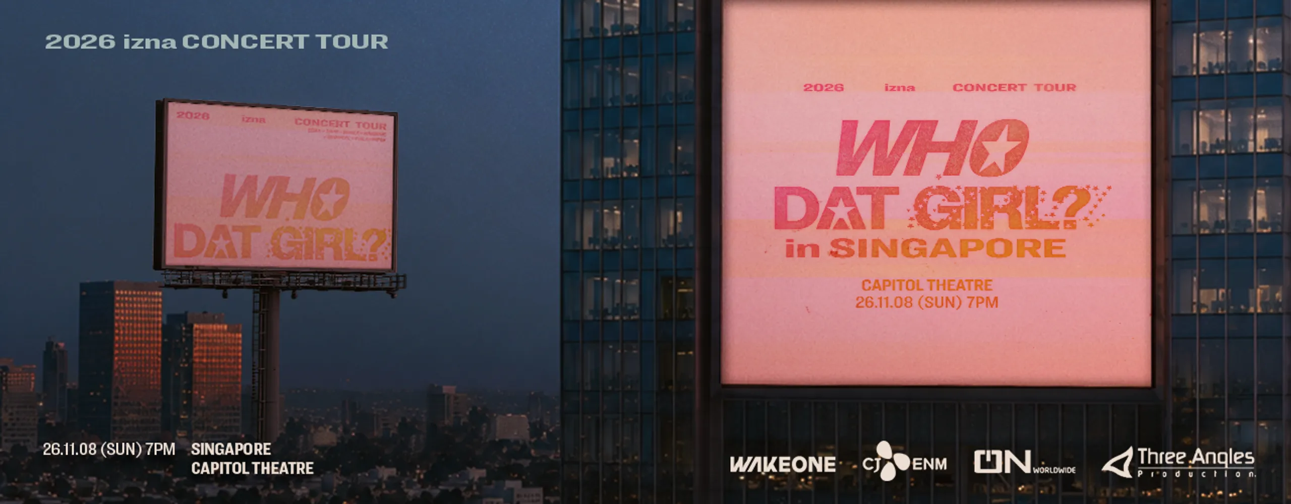 2026 izna CONCERT TOUR: WHO DAT GIRL? in SINGAPORE